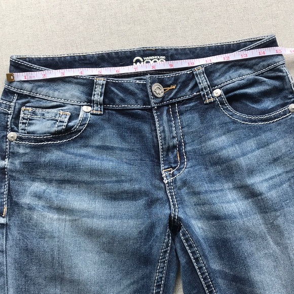 ⭐️4 for 20⭐️ Warehouse One size 4 blue jean capris - Picture 10 of 11